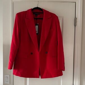 French Connection Women's Red Blazer- Size M